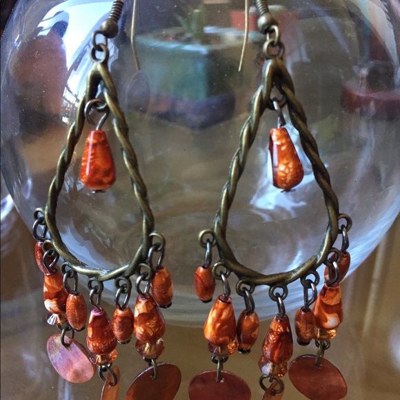 Handmade earrings. 🐚🇹🇭 - Picture 2 of 4